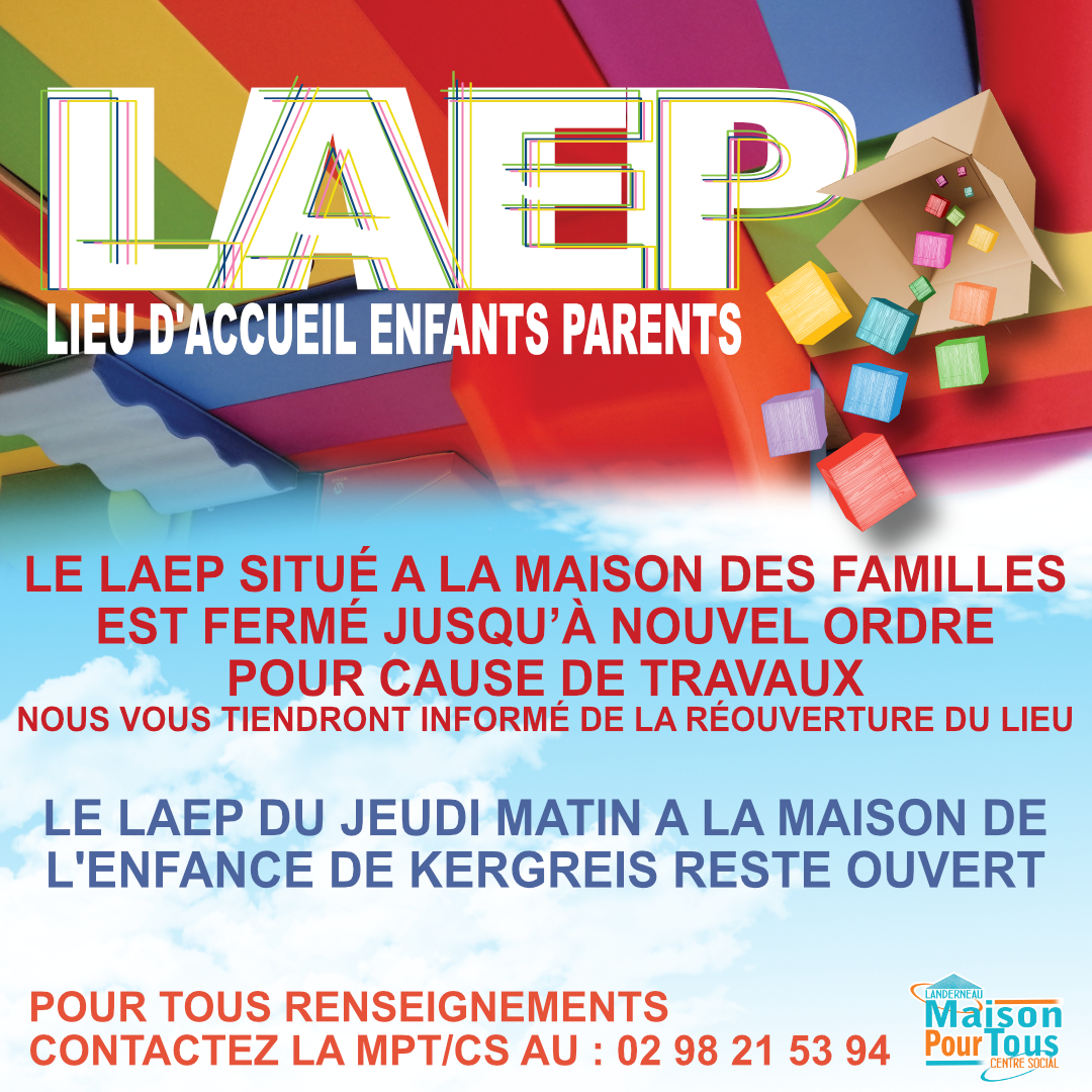 FERMETURE LAEP - Accueil - Quimper Brest FERMETURE LAEP - Accueil - Quimper Brest