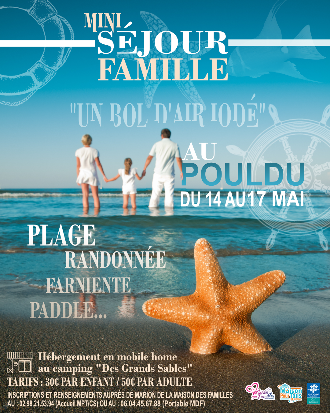 AFFICHE SEJOUR FAMILLE - Accueil - Quimper Brest AFFICHE SEJOUR FAMILLE - Accueil - Quimper Brest